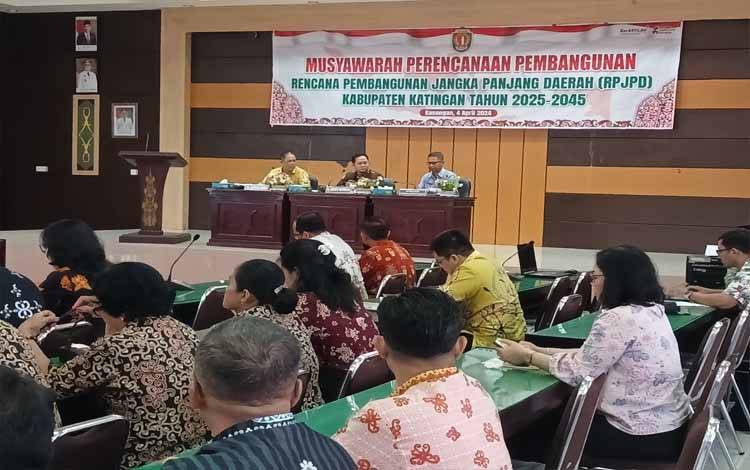Buka Musrenbang RPJPD 2025-2045, Begini Harapan Pj Bupati Katingan
