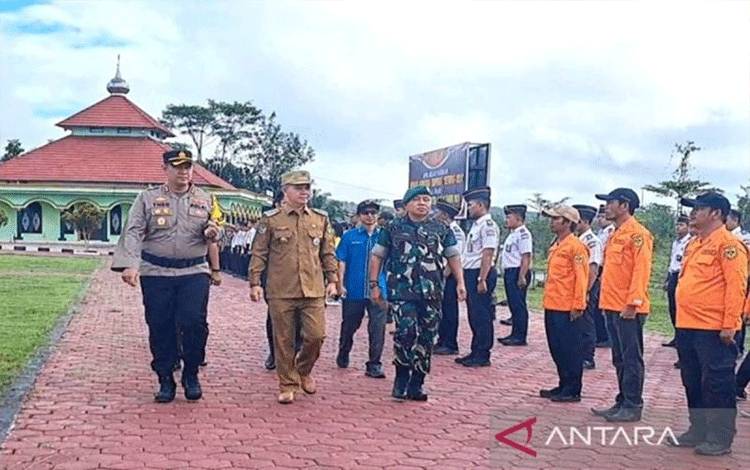 Polres Siapkan Tiga Pos Pengamanan Lebaran: Bupati Gunung Mas: Lapor RT Jika Ingin Mudik