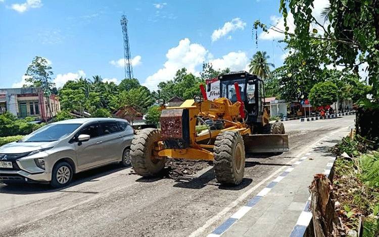Beri Kenyamanan Arus Mudik Lebaran, Kementerian PUPR Tangani Jalan di Barito Utara