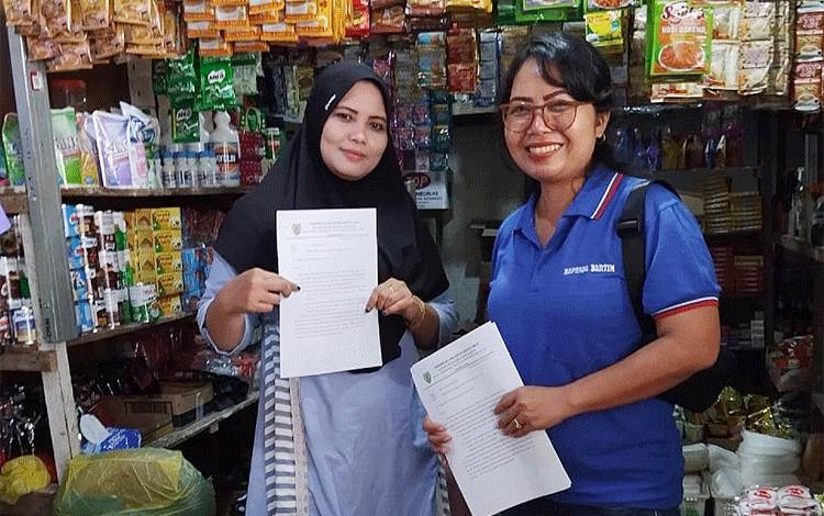 Bapenda Barito Timur Sosialisasi Pembayaran Non Tunai Retribusi dan Sewa di Pasar