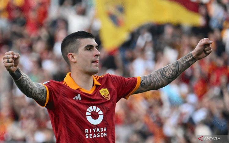 Gol Tunggal Gianluca Mancini Bawa Roma Menangi Derby della Capitale