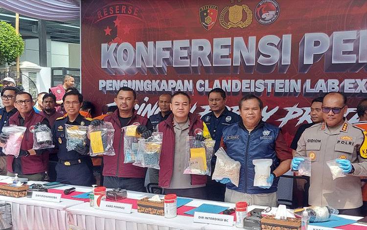 Kerja Sama Polri dan Bea Cukai Ungkap Pabrik Narkoba Fredy Pratama