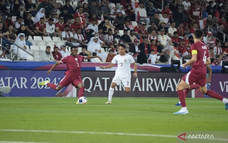 Indonesia Takluk 0-2 dari Qatar pada Laga Pembukaan Piala Asia U-23