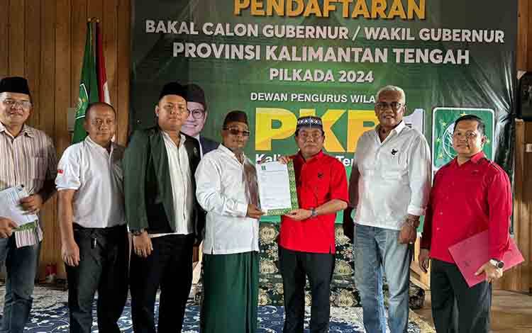 Wiyatno Mendaftar Calon Bupati Kapuas 2024 ke PKB
