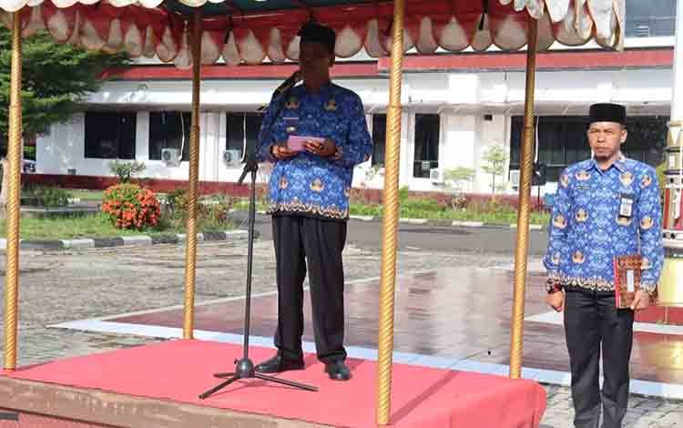 Pj Bupati Seruyan Pimpin Apel Gabungan