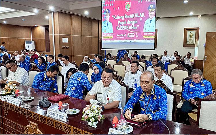 Pj Sekda Barito Utara Hadiri Sosialisasi UU ASN