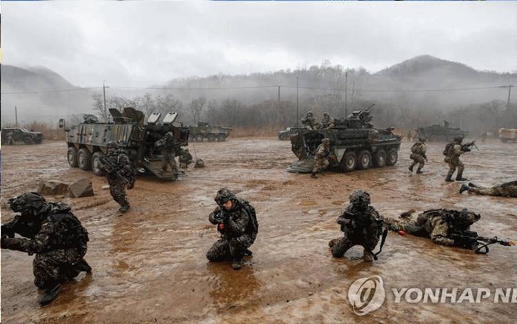 Militer Korsel Latihan Tembak Dekat Perbatasan dengan Korut