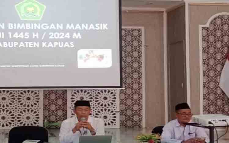 Kemenag Kapuas Rapat Persiapan Bimbingan Manasik Haji