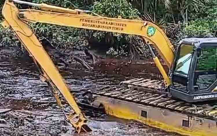 Normalisasi Sungai Baamang Telah Sampai di Muara