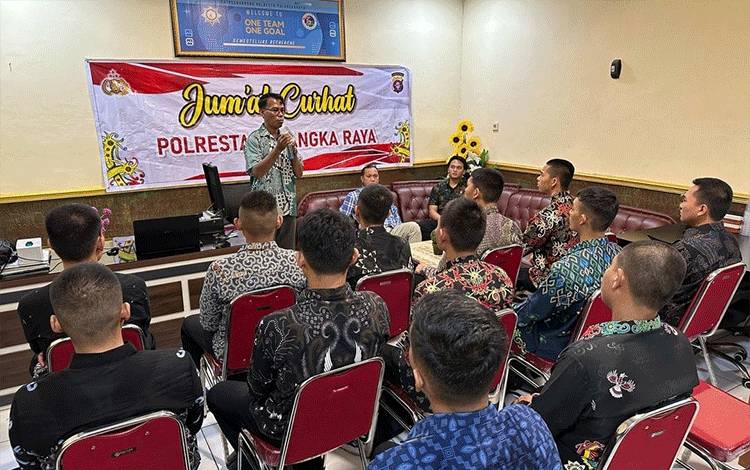 Polresta Palangka Raya Sosialisasi Bahaya Narkoba kepada Casis Polri