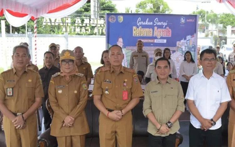 Pemko Palangka Raya Deklarasi Kesiapan Gerakan Sinergi Reforma Agraria