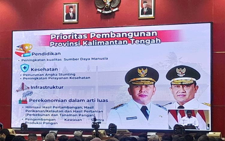Ini 4 Sektor Prioritas Pembangunan Kepemimpinan Sugianto Sabran-Edy Pratowo