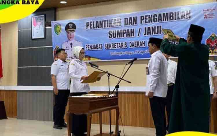 Pj Sekda Palangka Raya Diharapkan Mampu Tingkatkan Pelayanan Publik