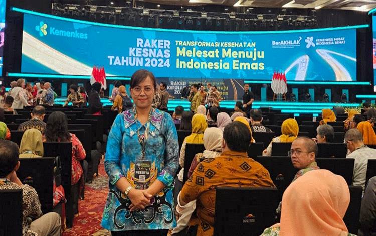 Dinkes Kapuas Hadiri Rakerkesnas 2024