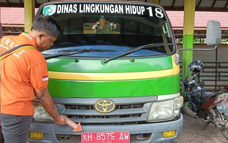 Aki Dump Truk DLH Palangka Raya Dicuri, Kerugian Rp12 Juta