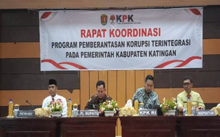 KPK RI Gelar Rapat Koordinasi Pemberantasan Korupsi di Katingan
