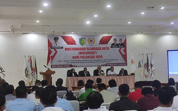 KONI Palangkaraya Gelar Musorkot Tentukan Ketua