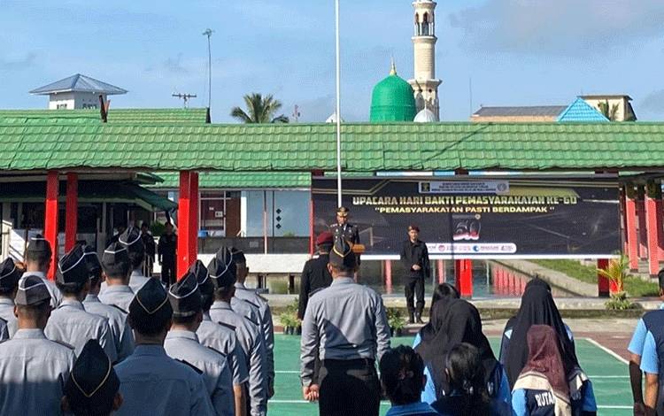 Rutan Kapuas Gelar Upacara Peringati Hari Bakti Pemasyarakatan ke 60