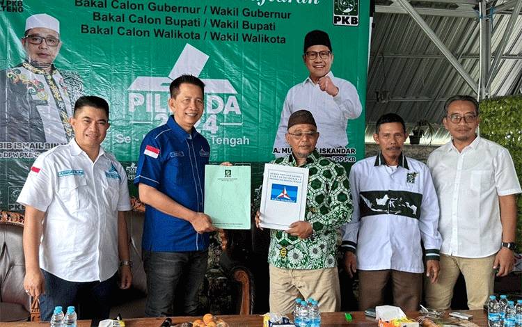 Safari Politik Berlanjut, Nadalsyah Serahkan Berkas Bacalon Gubernur Kalteng ke DPW PKB