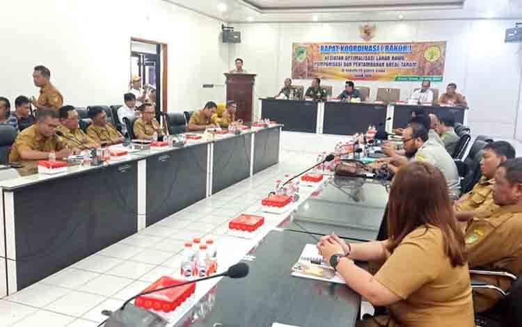 Pemkab Barito Utara Gelar Rakor Optimalisasi Lahan Rawa