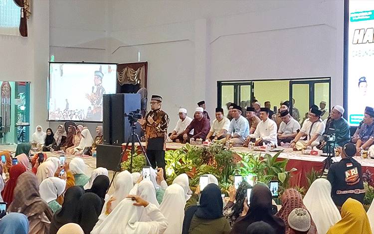 Diisi Tausiyah Ustadz Wijayanto, Halal Bihalal Gabungan Digelar di Kapuas