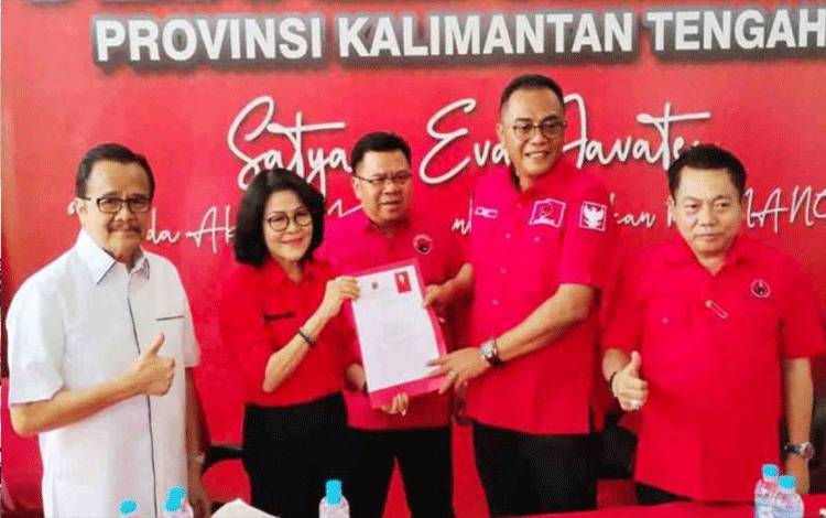 Pudjirustaty Narang Daftar ke PDIP untuk Pildaka Pulang Pisau 2024