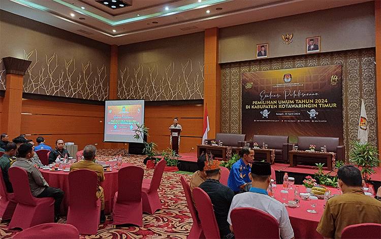 KPU Kotim Evaluasi Pelaksanaan Pemilu 2024