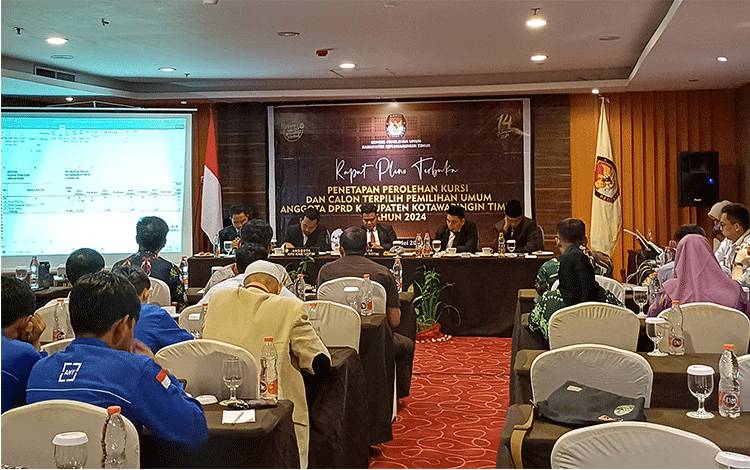 KPU Kotim Gelar Rapat Pleno Perolehan Kursi dan Calon Anggota DPRD Kabupaten Hasil Pemilu 2024