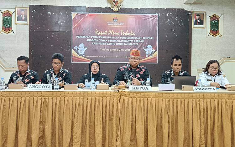 Ini Daftar Anggota DPRD Barito Timur Terpilih Periode 2024-2029