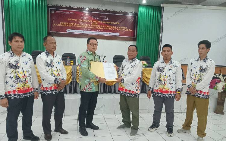 Ini Daftar Parpol yang Dapat Kursi Legislatif Periode 2024-2029 di Gunung Mas