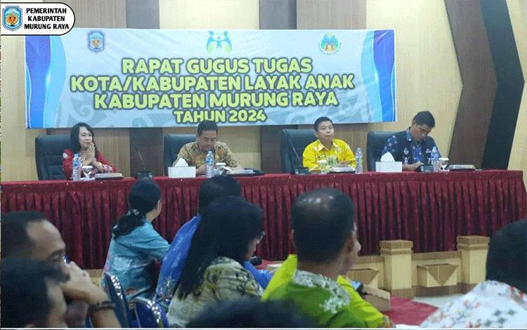DP3ADALDUKKB Mura Rapat Gugus Tugas Kabupaten Layak Anak