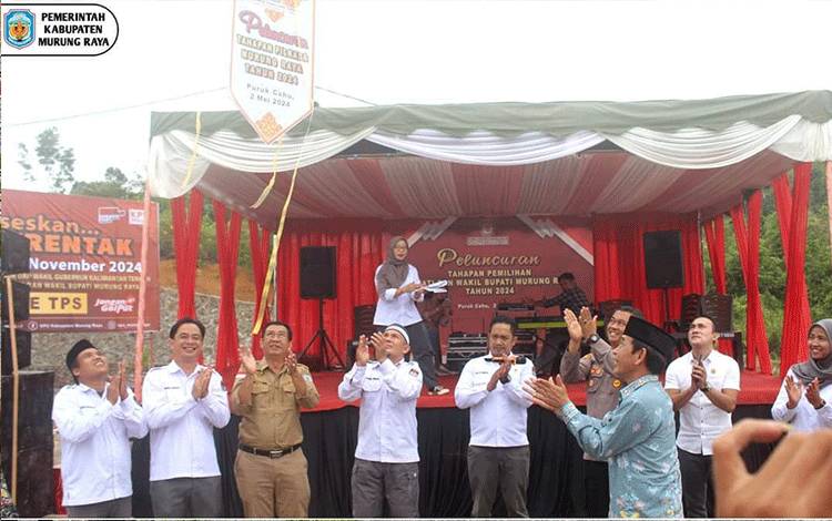 KPU Murung Raya Luncurkan Tahapan Pilkada 2024