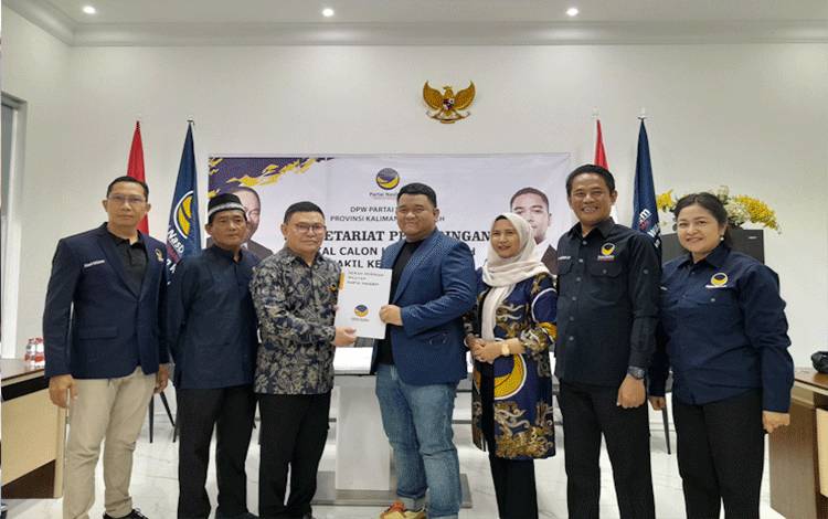 Evan Rahman Saputra Mendaftar ke NasDem untuk Pilkada Kapuas 2024