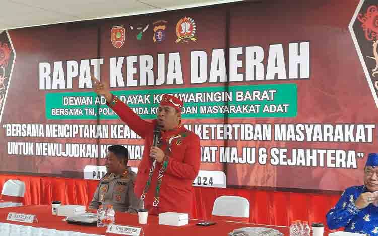 DAD Kobar Gelar Rakerda Bersama TNI - Polri dan Pemkab