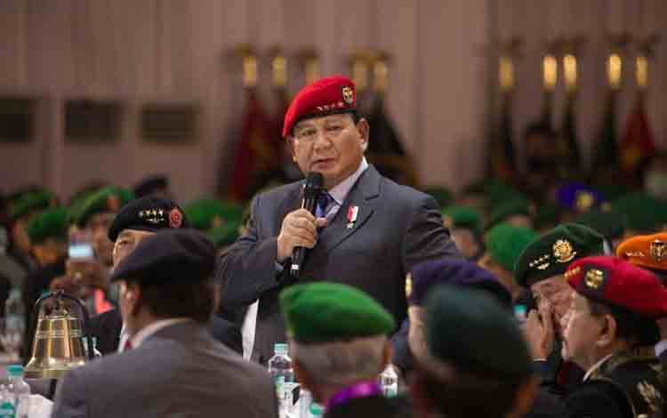 Prabowo Ajak Abituren AKABRI Wariskan Cita-cita kepada Generasi Muda