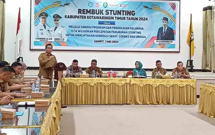 Pemerintah Kabupaten Kotim Gelar Rembuk Stunting