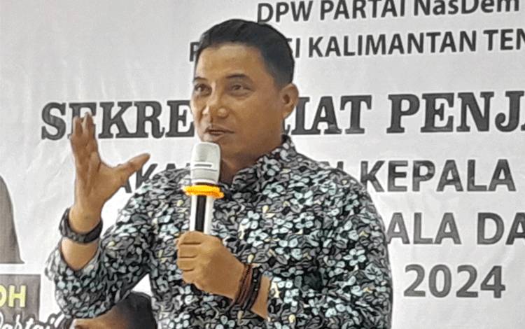 Daftar Bakal Calon Gubernur Kalteng, Supian Hadi Edukasi Pertanian
