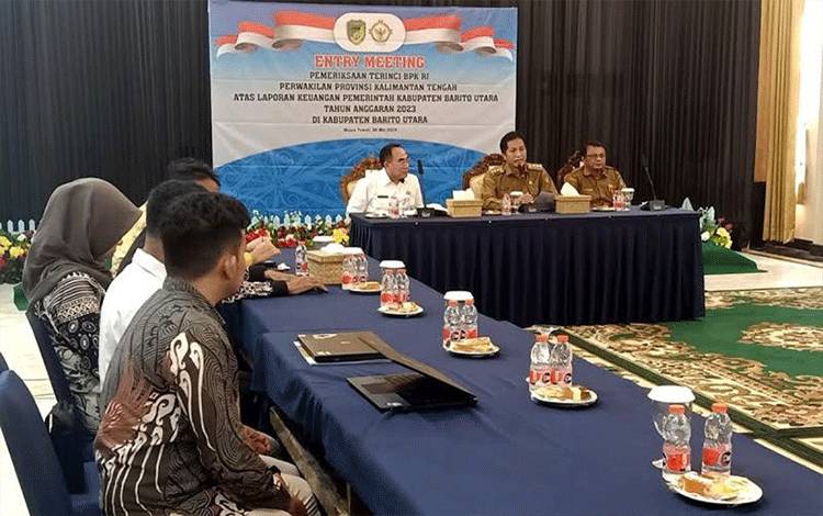 Pemkab Barito Utara Lakukan Pemeriksan Terperinci LKPD 2023