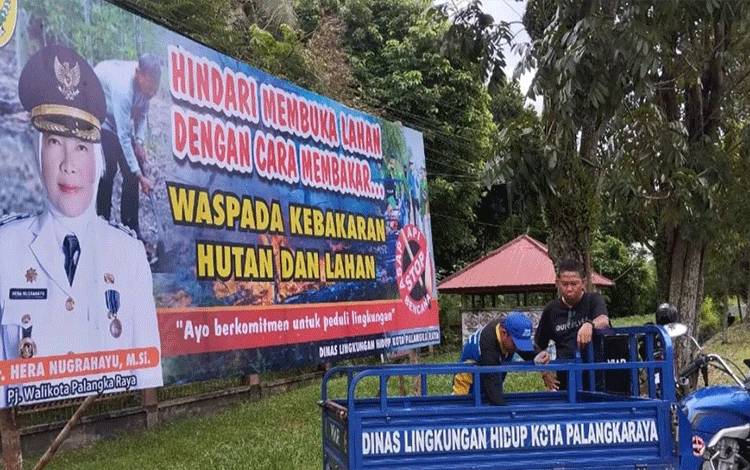Pemko Palangka Raya Sosialisasi PLTB Melalui Baliho