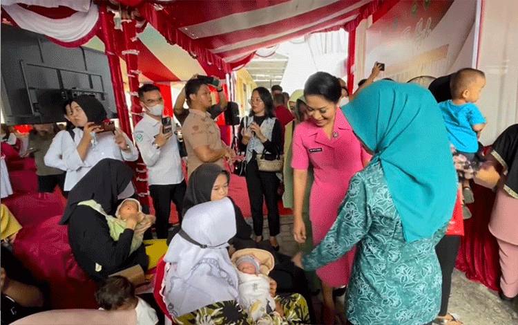 Polres Kapuas Gelar Gebyar Posyandu Presisi