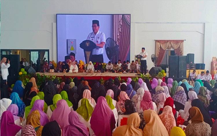 Pj Bupati Kapuas Hadiri Halal Bihalal Gabungan Pengajian Al Mar'atussholihah, TP PKK dan DWP