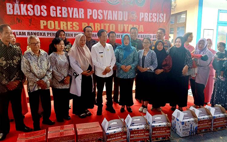 Polres Barito Utara Gelar Gebyar Posyandu Presisi