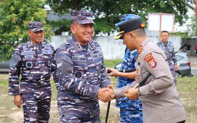 Polres Kobar Siap Kolaborasi Bersama TNI Jaga Kamtibmas