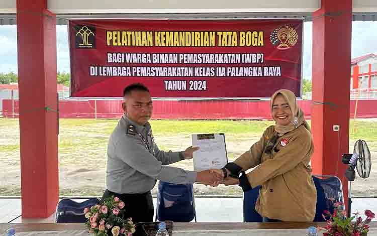 Lapas Kelas IIA Palangka Raya Gelar Pembukaan Pelatihan Kemandirian Tata Boga