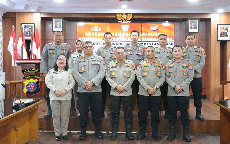 Tingkatkan Pengelolaan Keuangan, Polres Kobar Terima Kunjungan Tim Supervisi Keuangan Bidkeu Polda Kalteng