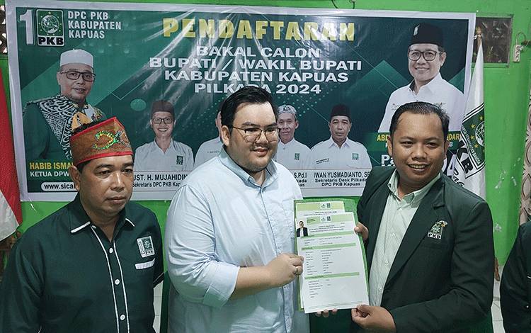 Maju Pilkada Kapuas, Dealdo Dwirendragraha Bahat Daftar ke DPC PKB