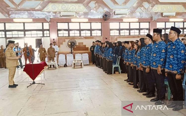 304 CPNS Barito Selatan Berkomitmen Jalankan Tugas Sesuai Aturan