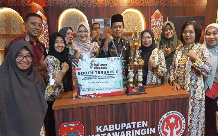 Pemkab Kobar Raih Juara II Stand Terbaik Kalteng Expo 2024