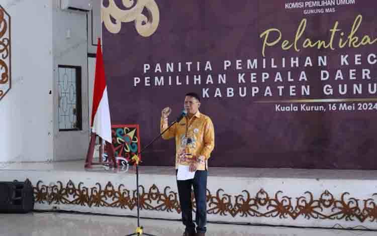 Sekda Gunung Mas Minta PPK Pilkada 2024 Bekerja Sesuai Pakta Integritas