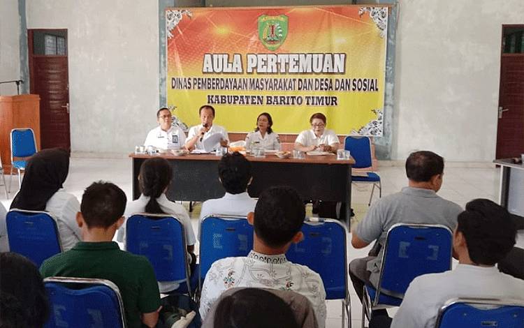 DPMDSos Barito Timur Gelar Rapat Koordinasi Penyaluran DD Tahap II